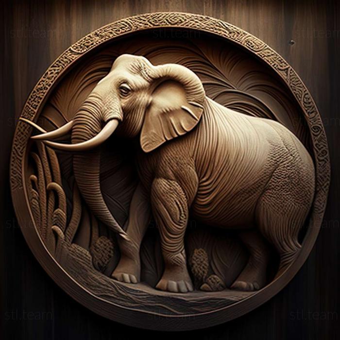 3D model Lena Mammoth famous animal (STL)